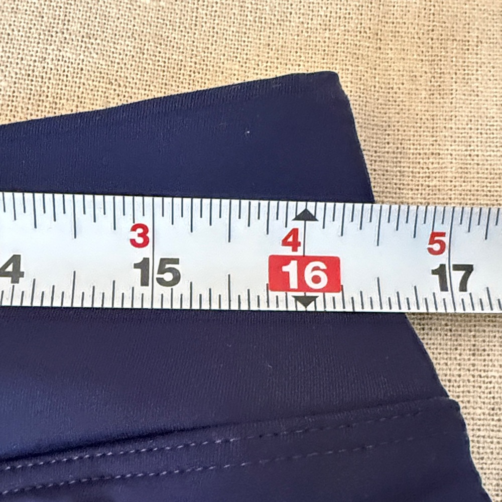 Lands' End Navy Modest Swim Capri with Skirt - Sz L- Sun Protection - Worn Once! - Picture 6 of 6